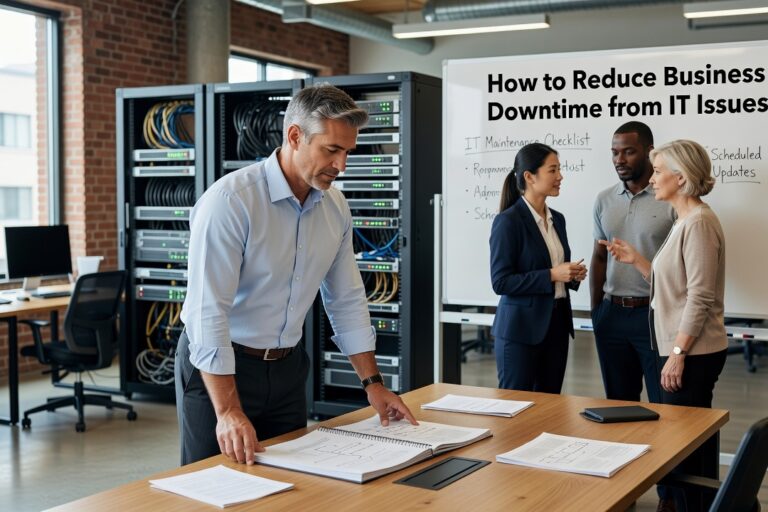 Learn practical steps to reduce business downtime from IT issues, including change management, backup testing, and setting clear IT support expectations.