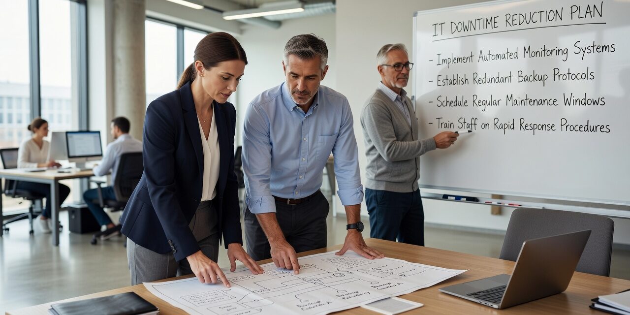 How to Reduce Business Downtime from IT Issues Featured Image Learn how to reduce business downtime from IT issues with practical steps covering backups, network stability, vendor accountability, and proactive support.
