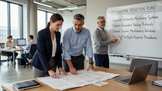 How to Reduce Business Downtime from IT Issues Featured Image Learn how to reduce business downtime from IT issues with practical steps covering backups, network stability, vendor accountability, and proactive support.