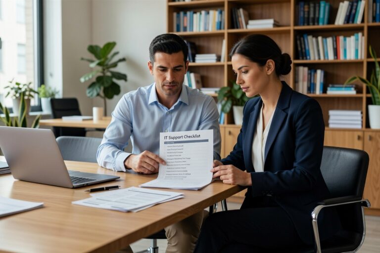 Use this practical IT support checklist to find gaps in security, backup, help desk coverage, and vendor management before they cause downtime.
