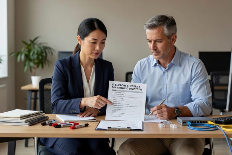 IT Support Checklist for Growing Businesses Featured Image Use this IT support checklist to find gaps in coverage, reduce downtime, and make smarter technology decisions as your business grows.