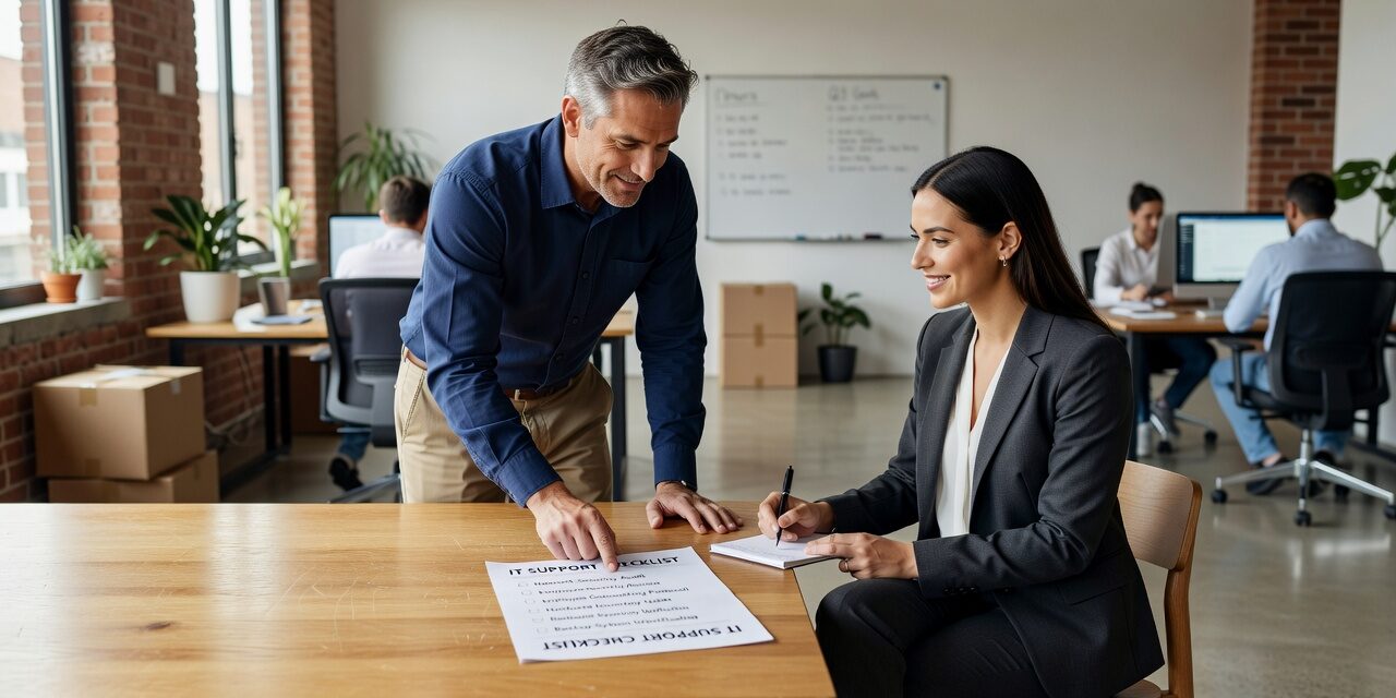 IT Support Checklist for Growing Businesses Featured Image Use this IT support checklist to find the gaps in response times, backups, cybersecurity, and planning before they become expensive problems.