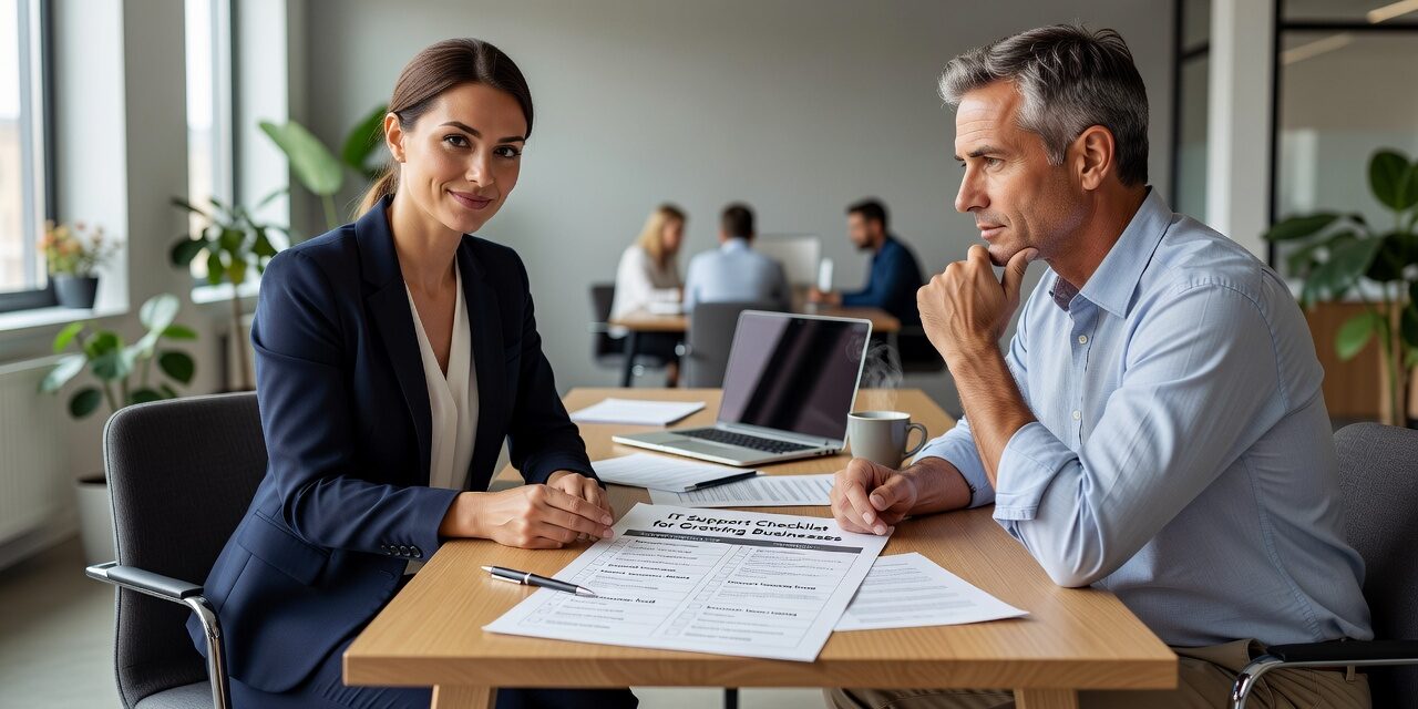 IT Support Checklist for Growing Businesses Featured Image Use this IT support checklist for growing businesses to find gaps in backups, security, network reliability, and vendor management before they cause real problems.