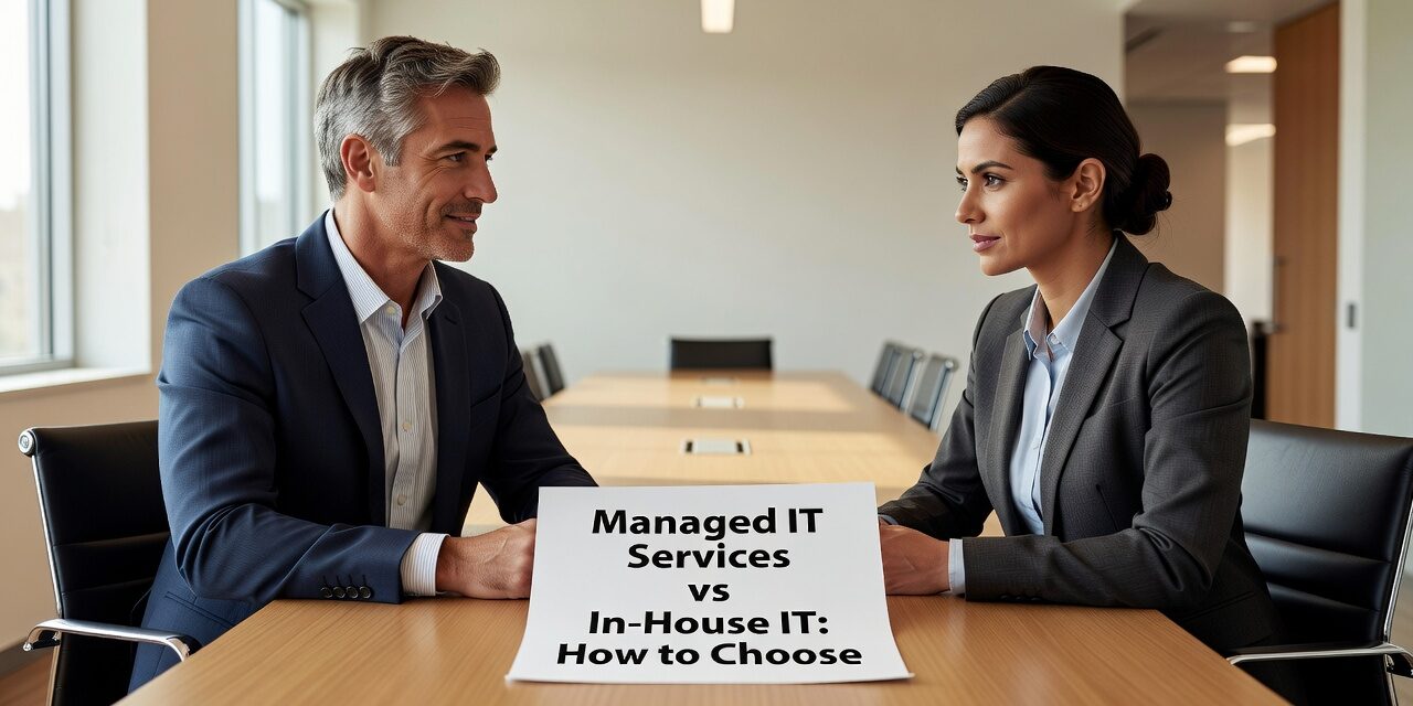 Comparing managed IT services vs in-house IT? This guide covers real costs, coverage gaps, and how to decide what fits your business.