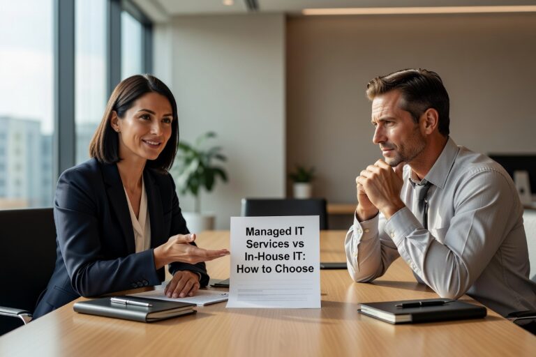 Weighing managed IT services vs in-house IT? This guide helps business owners and managers compare costs, coverage gaps, and when each model makes sense.