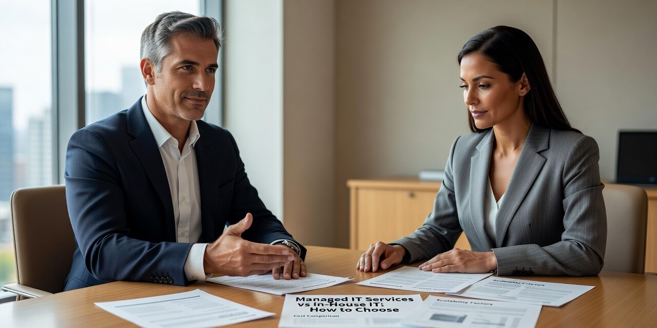 Managed IT services vs in-house IT: understand the real tradeoffs, costs, and decision factors to choose the right model for your growing business.