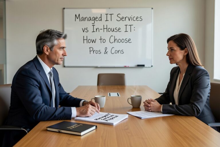 Managed IT Services vs In-House IT: How to Choose Featured Image Weighing managed IT services vs in-house IT? This guide breaks down real costs, common mistakes, and how to choose the right model for your business.