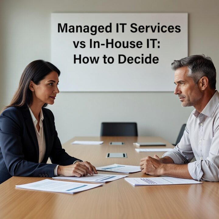 Managed IT Services vs In-House IT: How to Decide Featured Image Comparing managed IT services vs in-house IT? Here's a practical guide to hidden costs, coverage gaps, and how to decide what fits your business.