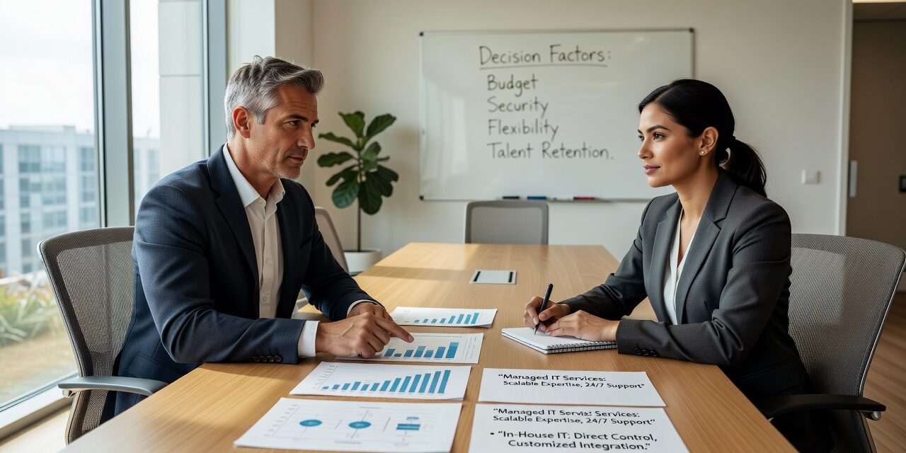 Managed IT Services vs In-House IT: How to Decide Featured Image Weighing managed IT services vs in-house IT? Compare real costs, coverage gaps, and decision factors to choose the right fit for your business.