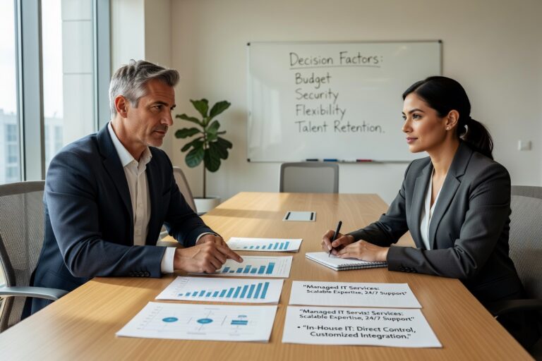 Managed IT Services vs In-House IT: How to Decide Featured Image Weighing managed IT services vs in-house IT? Compare real costs, coverage gaps, and decision factors to choose the right fit for your business.
