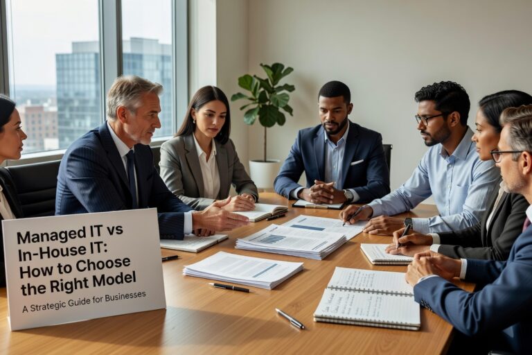 Managed IT vs In-House IT: How to Choose the Right Model Featured Image Comparing managed IT services vs in-house IT? This practical guide helps business owners and ops leaders choose the right model for their team.