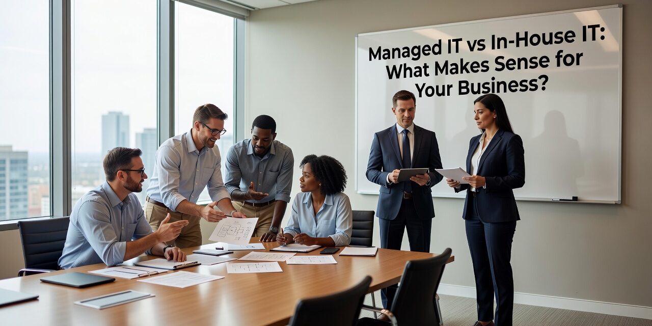 Weighing managed IT services vs in-house IT? Here's a practical breakdown of costs, trade-offs, and decision factors for businesses with 20–200 employees.
