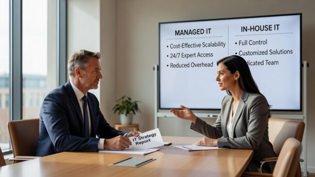 Weighing managed IT services vs in-house IT? Learn the real cost differences, common gaps, and how to decide what fits your business size and needs.