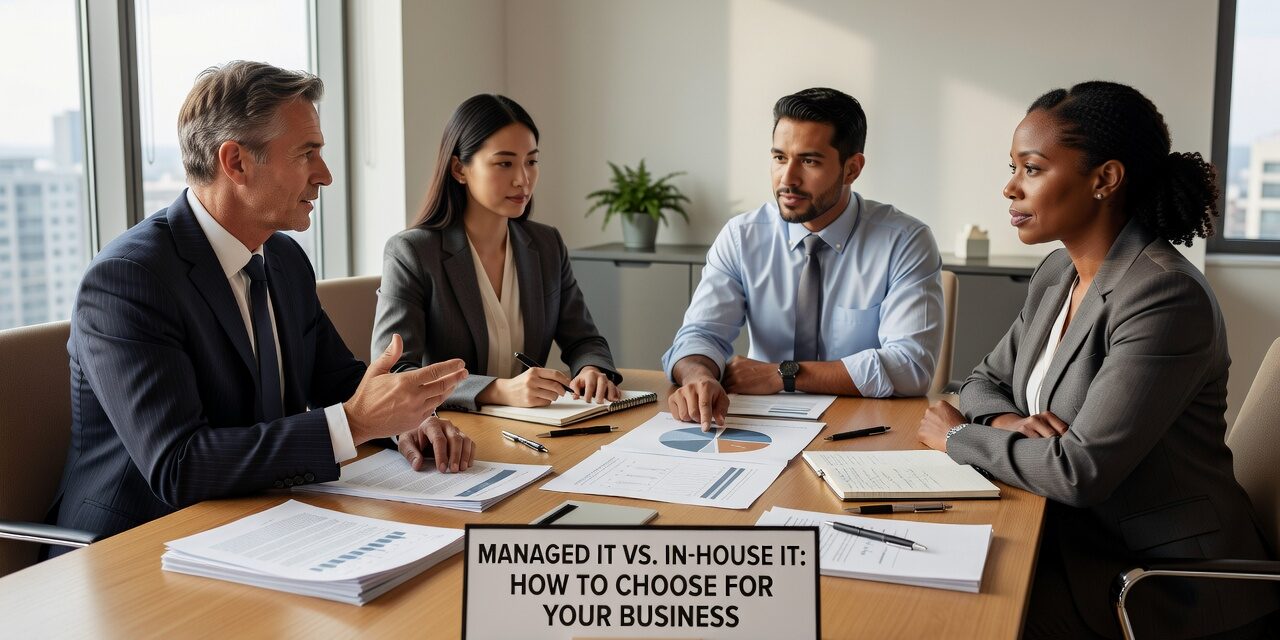 Comparing managed IT services vs. in-house IT? See what each model covers, where the gaps are, and how to decide what fits your business.