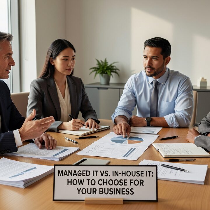 Managed IT vs. In-House IT: How to Choose for Your Business Featured Image Comparing managed IT services vs. in-house IT? See what each model covers, where the gaps are, and how to decide what fits your business.