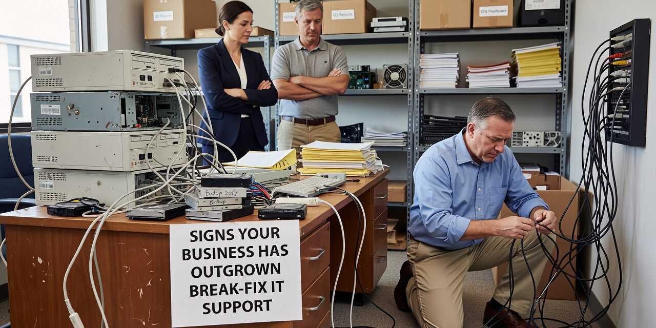 Still on break-fix IT support? Learn the key signs your business has outgrown it and what that means for your operations, costs, and security.