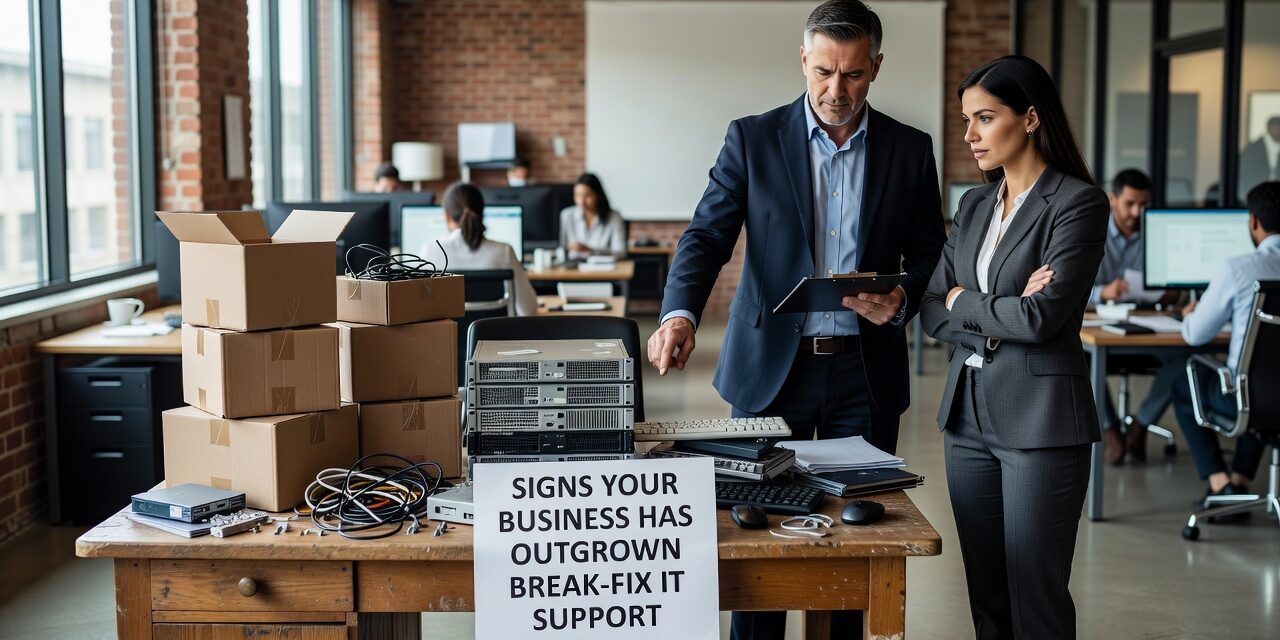 Learn the key signs your business has outgrown break-fix IT support and what a more structured approach can do for your operations and uptime.