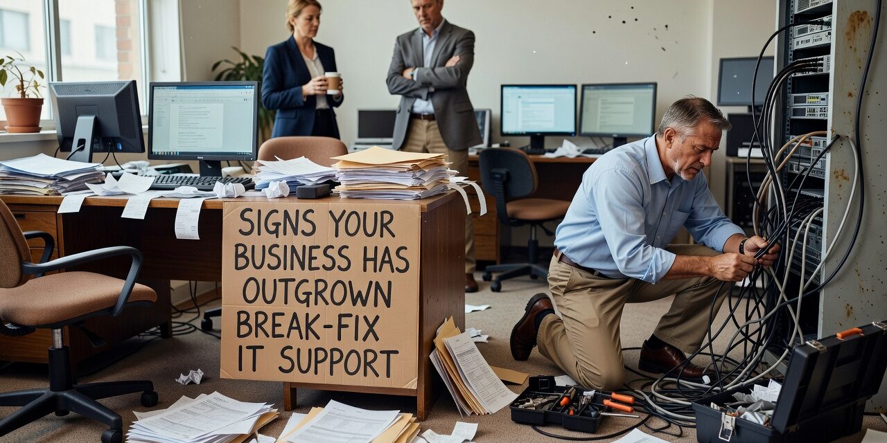 Signs Your Business Has Outgrown Break-Fix IT Support Featured Image Relying on break-fix IT support? Learn the key signs your business has outgrown it and what to consider before your next IT decision.