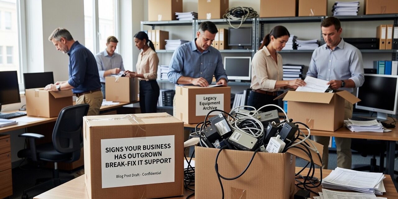 Signs Your Business Has Outgrown Break-Fix IT Support Featured Image Recurring IT problems, slow support, and security gaps are signs your business has outgrown break-fix IT. Learn what to watch for and when to make a change.