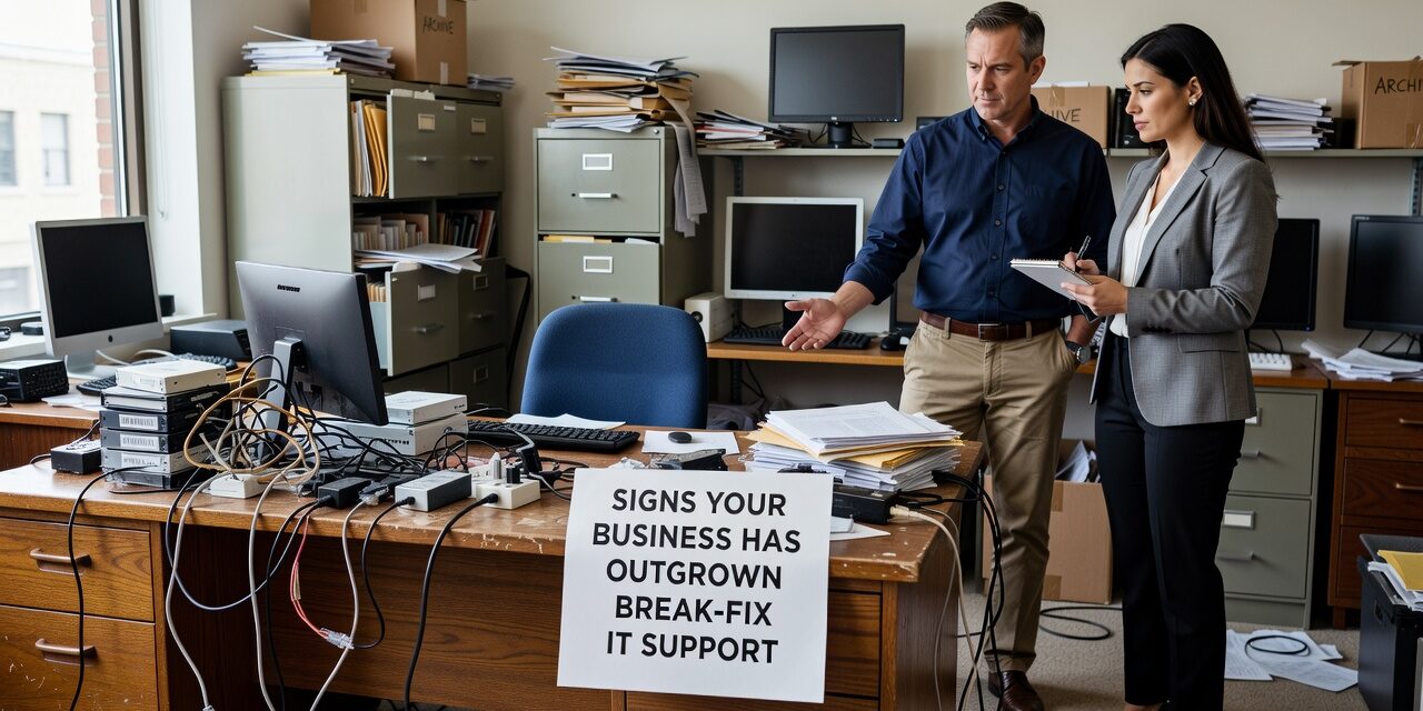 Signs Your Business Has Outgrown Break-Fix IT Support Featured Image Still using break-fix IT support? Learn the key signs your business has outgrown it—and what a more proactive model actually changes day to day.