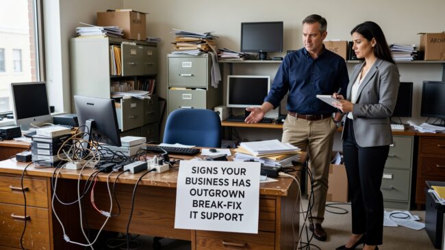 Still using break-fix IT support? Learn the key signs your business has outgrown it—and what a more proactive model actually changes day to day.