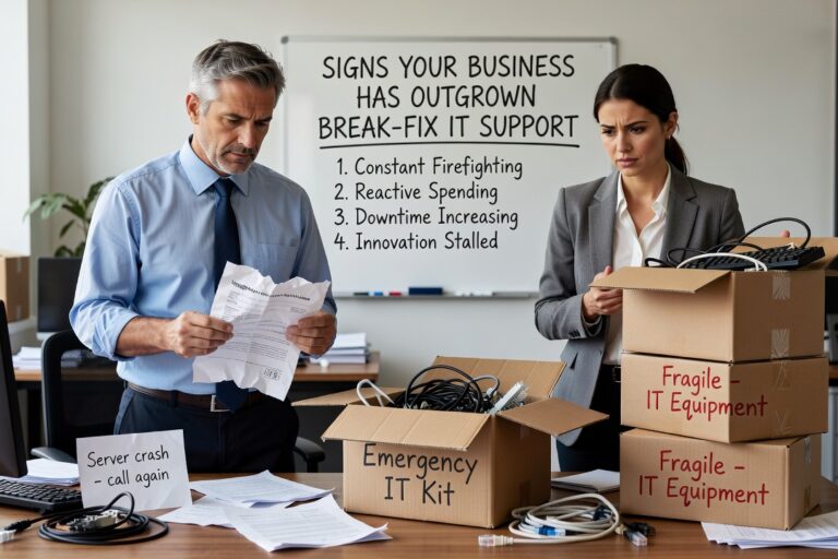 Signs Your Business Has Outgrown Break-Fix IT Support Featured Image Still using break-fix IT support? Learn the key signs your business has outgrown it and when a proactive IT model makes more sense.