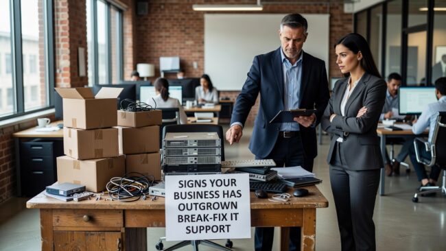 Learn the key signs your business has outgrown break-fix IT support and what a more structured approach can do for your operations and uptime.