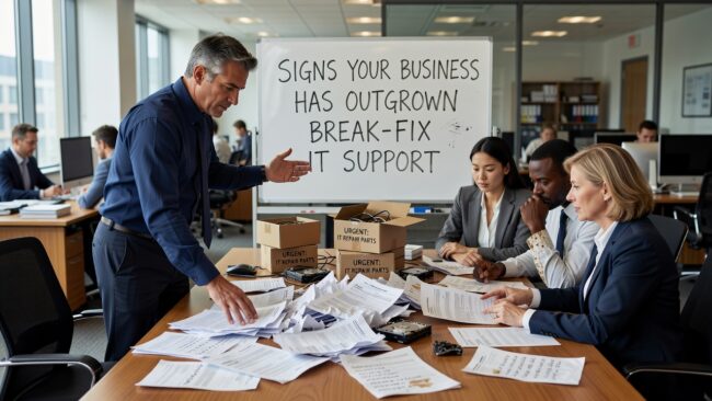 Signs Your Business Has Outgrown Break-Fix IT Support Featured Image Relying on break-fix IT support? Learn the warning signs your business has outgrown it and what a proactive support model actually changes.