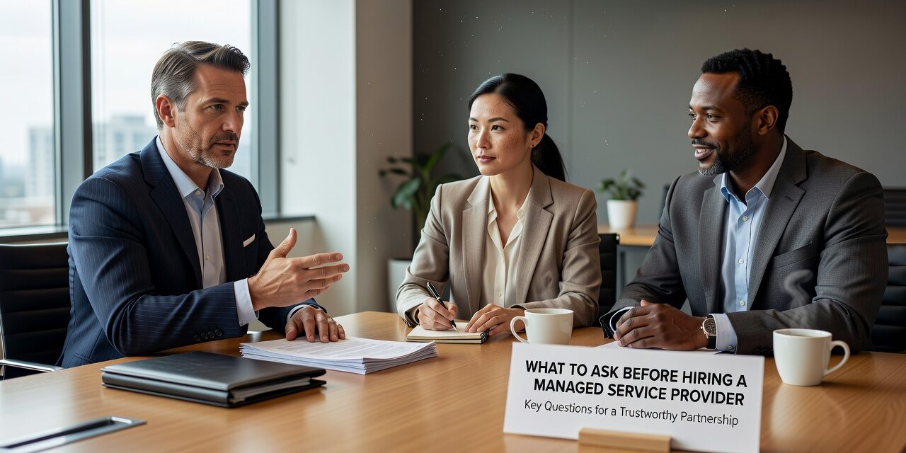 Know what to ask before hiring a managed service provider. Practical questions on response times, contract terms, security, and support coverage.