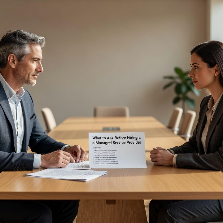 What to Ask Before Hiring a Managed Service Provider Featured Image Know what to ask before hiring a managed service provider. Practical questions on scope, pricing, response times, and accountability for business decision-makers.