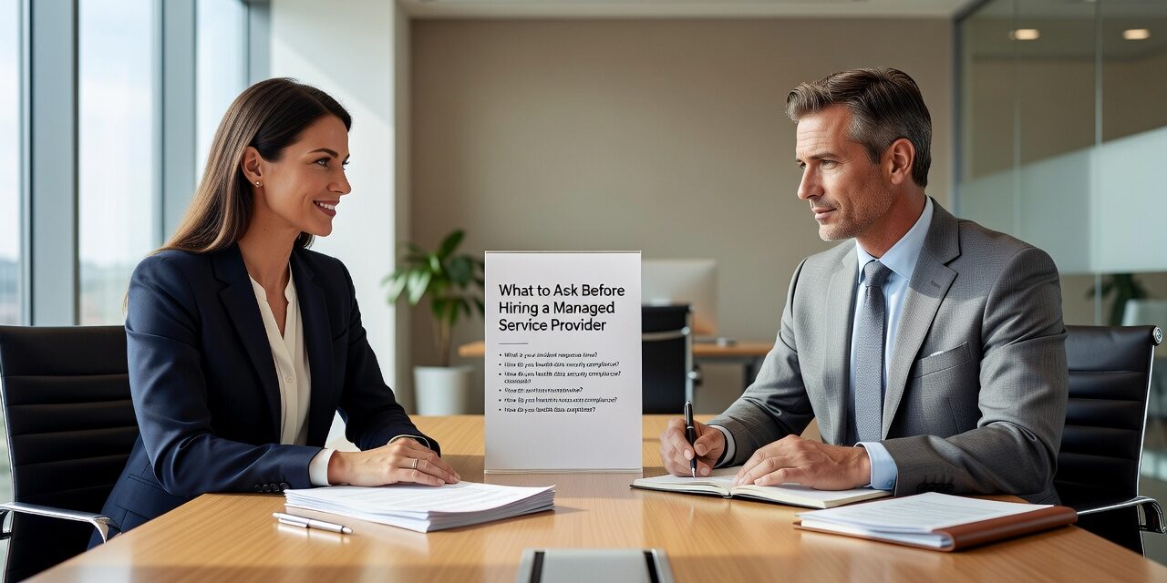 What to Ask Before Hiring a Managed Service Provider Featured Image Know what to ask before hiring a managed service provider. A practical guide for business owners and managers evaluating IT support options.