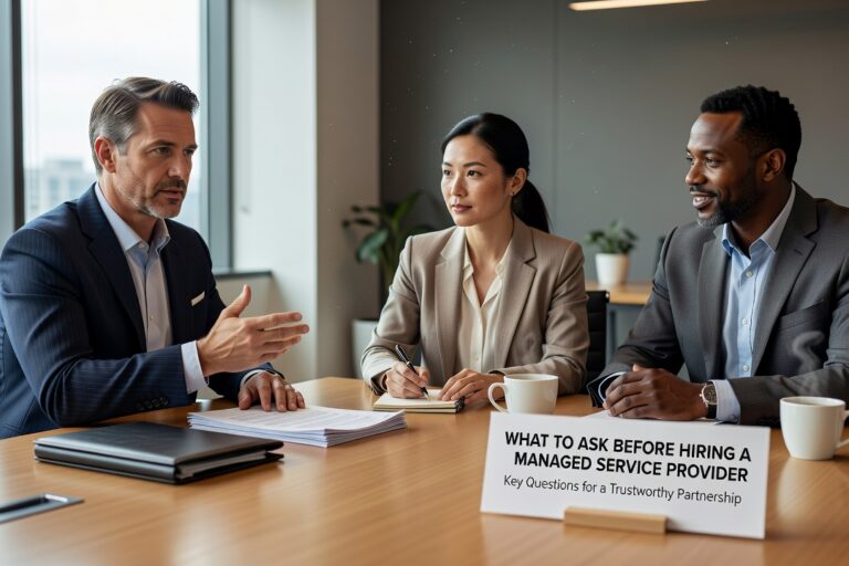 Know what to ask before hiring a managed service provider. Practical questions on response times, contract terms, security, and support coverage.