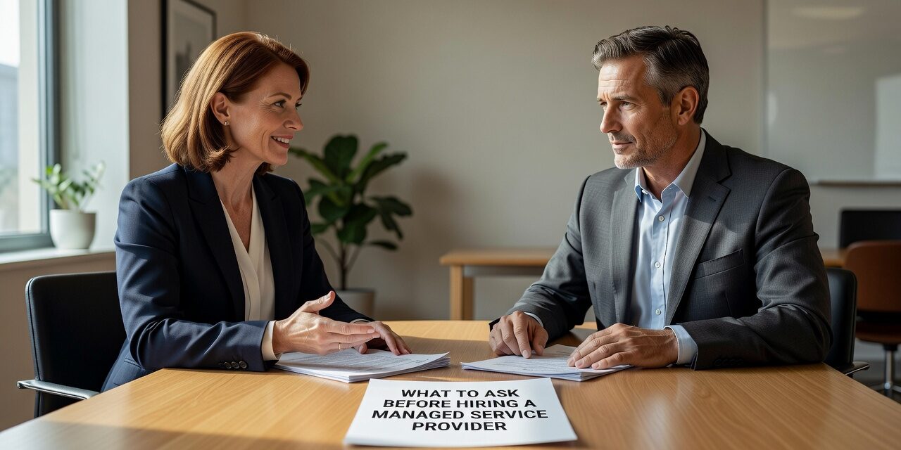 What to Ask Before Hiring a Managed Service Provider Featured Image Know what to ask before hiring a managed service provider. Practical questions on support, security, documentation, and transitions for business decision-makers.