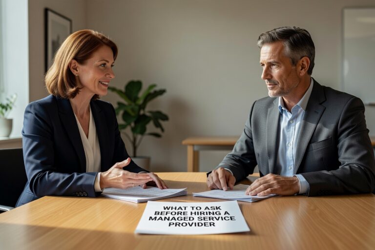 What to Ask Before Hiring a Managed Service Provider Featured Image Know what to ask before hiring a managed service provider. Practical questions on support, security, documentation, and transitions for business decision-makers.