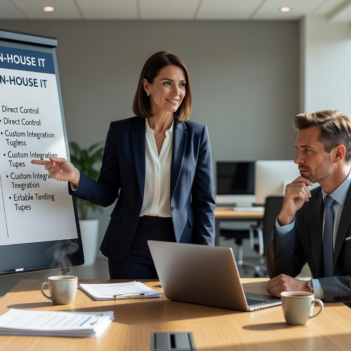 Managed IT Services vs In House IT: How to Decide Featured Image Weighing managed IT services vs in house IT? Compare coverage, cost, and risk, and learn which questions help growing teams choose the right model.