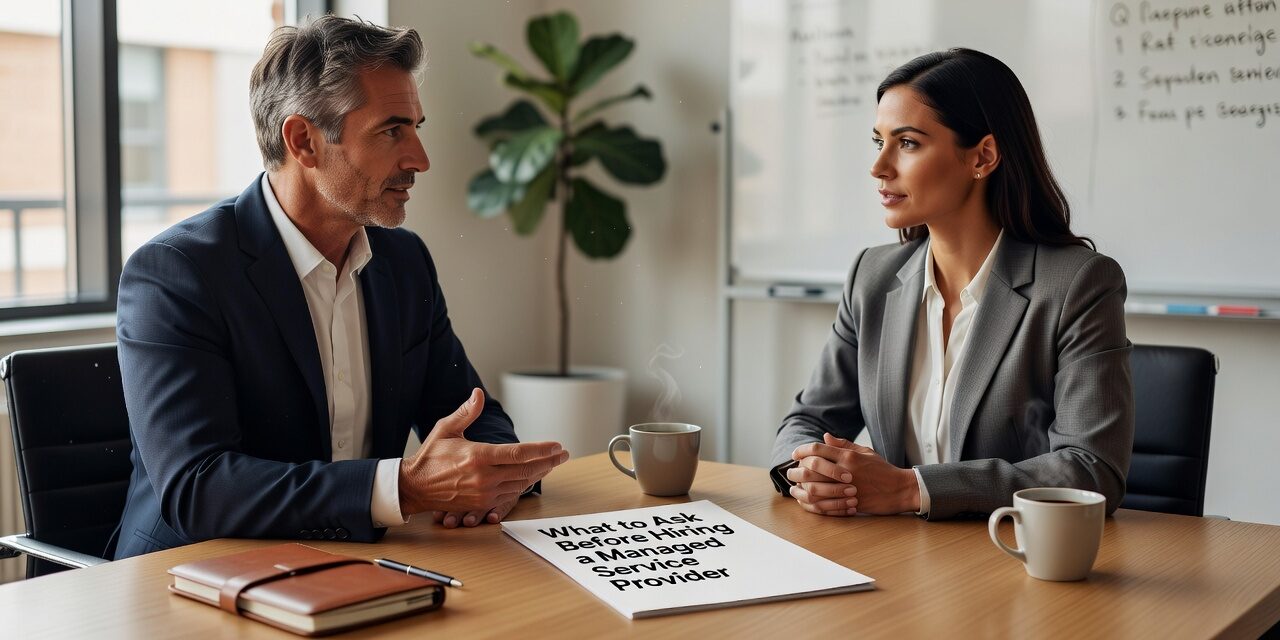 What to Ask Before Hiring a Managed Service Provider Featured Image A practical list of questions to ask an IT provider before you sign, covering scope, support response, backups, security, and what happens if you leave.
