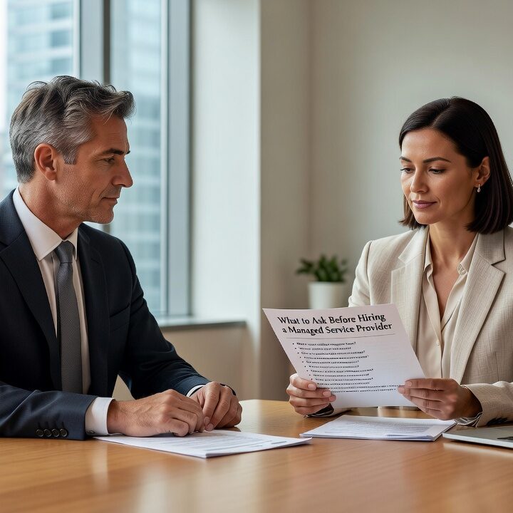What to Ask Before Hiring a Managed Service Provider Featured Image Comparing IT providers? Use these practical questions on support, backups, security, and documentation to see how a provider will perform before you sign.