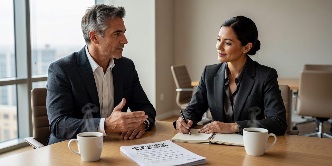 A practical list of questions to ask an IT provider about support, security, backups, contracts, and reporting before you sign anything.